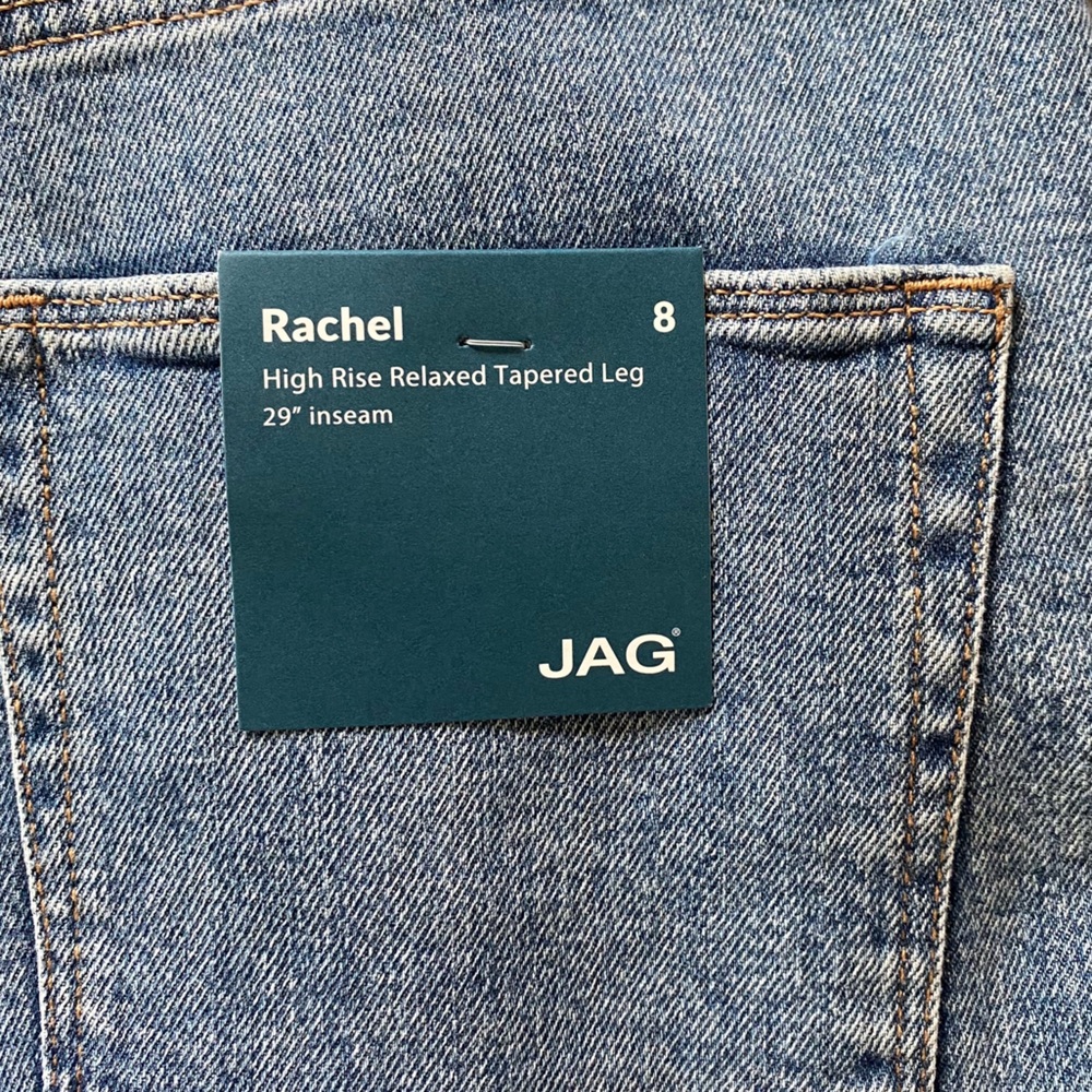 NWT JAG Rachel High Rise Relaxed Tapered Leg Jeans 6 8 10 - Picture 10 of 13